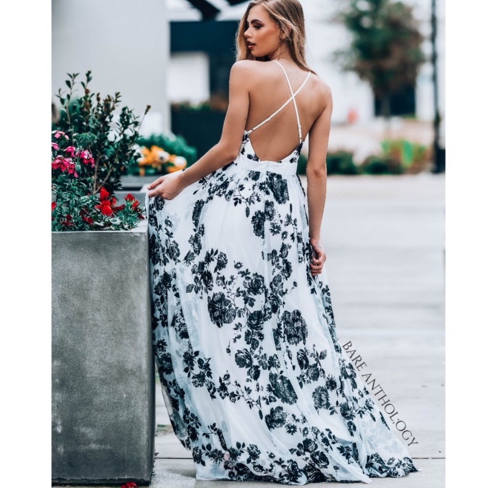 NWT Stunning Tulle/Black Velvet Maxi